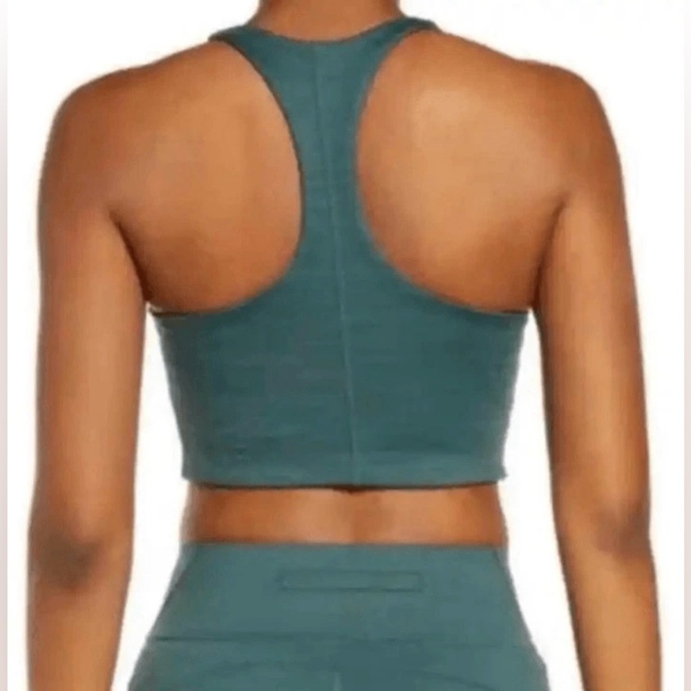 Outdoor Voices Move Free Crop Top in Jasper Green Size Small - Picture 3 of 8